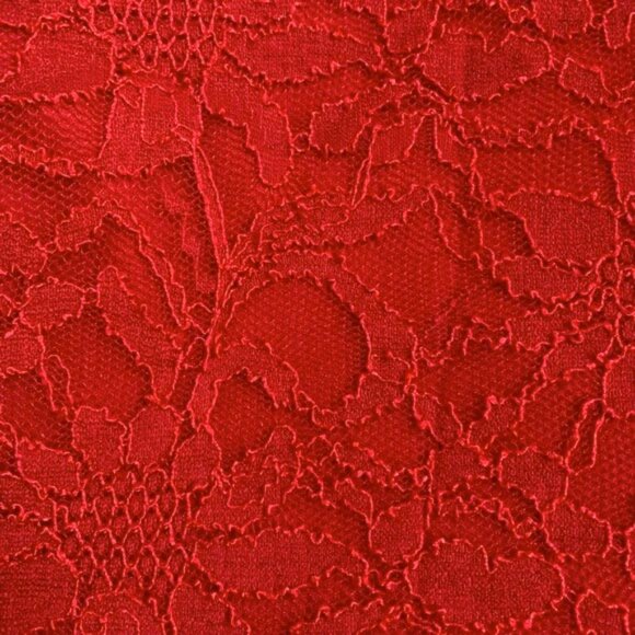 Jump Apparel by Wendye Chaitin Red Lace Bodycon Dress M/L - Picture 4 of 5